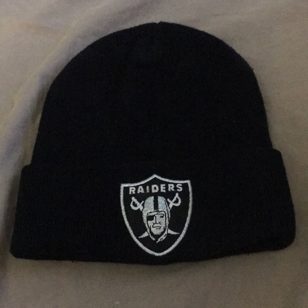 Raiders beanie